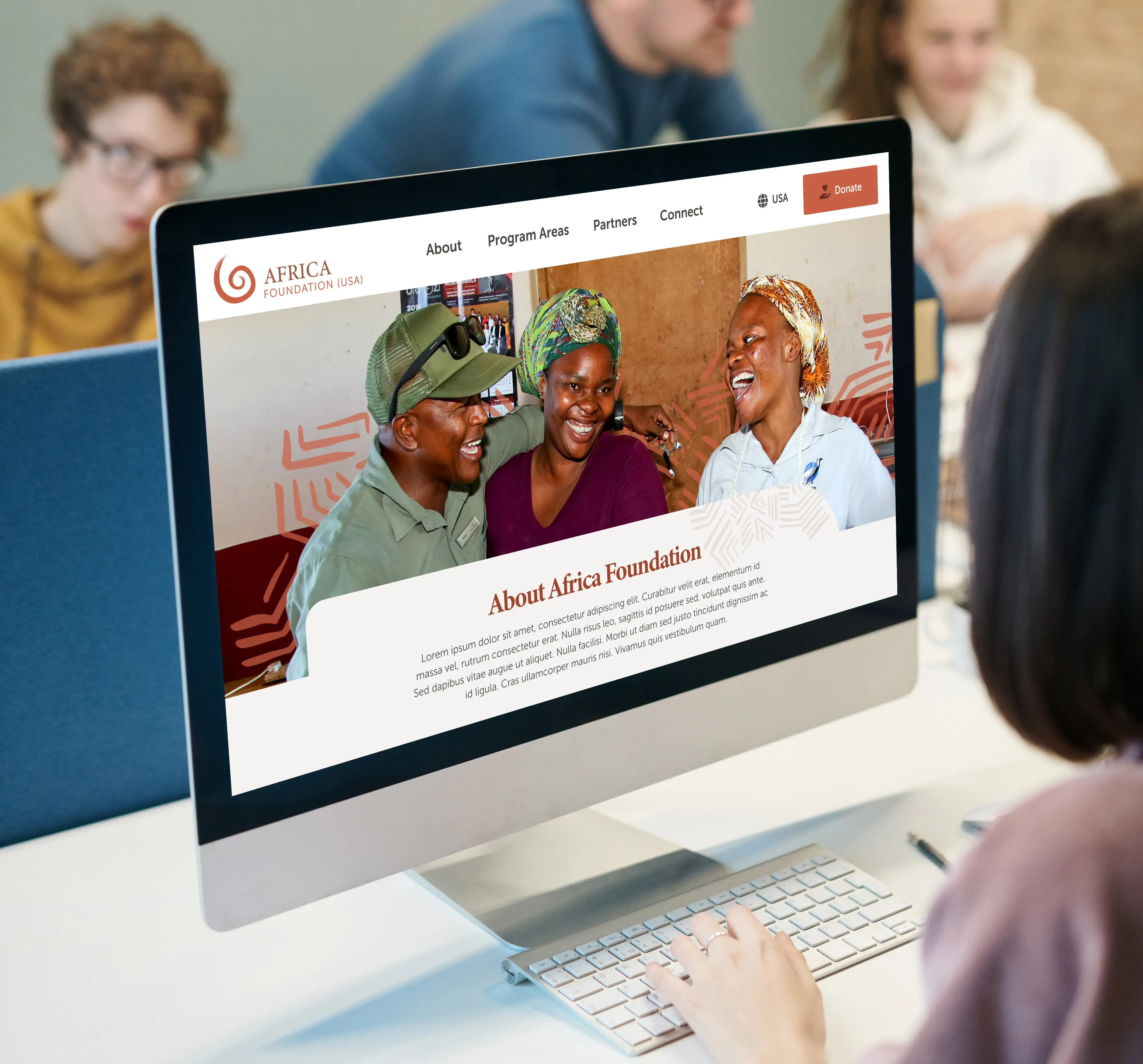 Africa Foundation USA homepage
