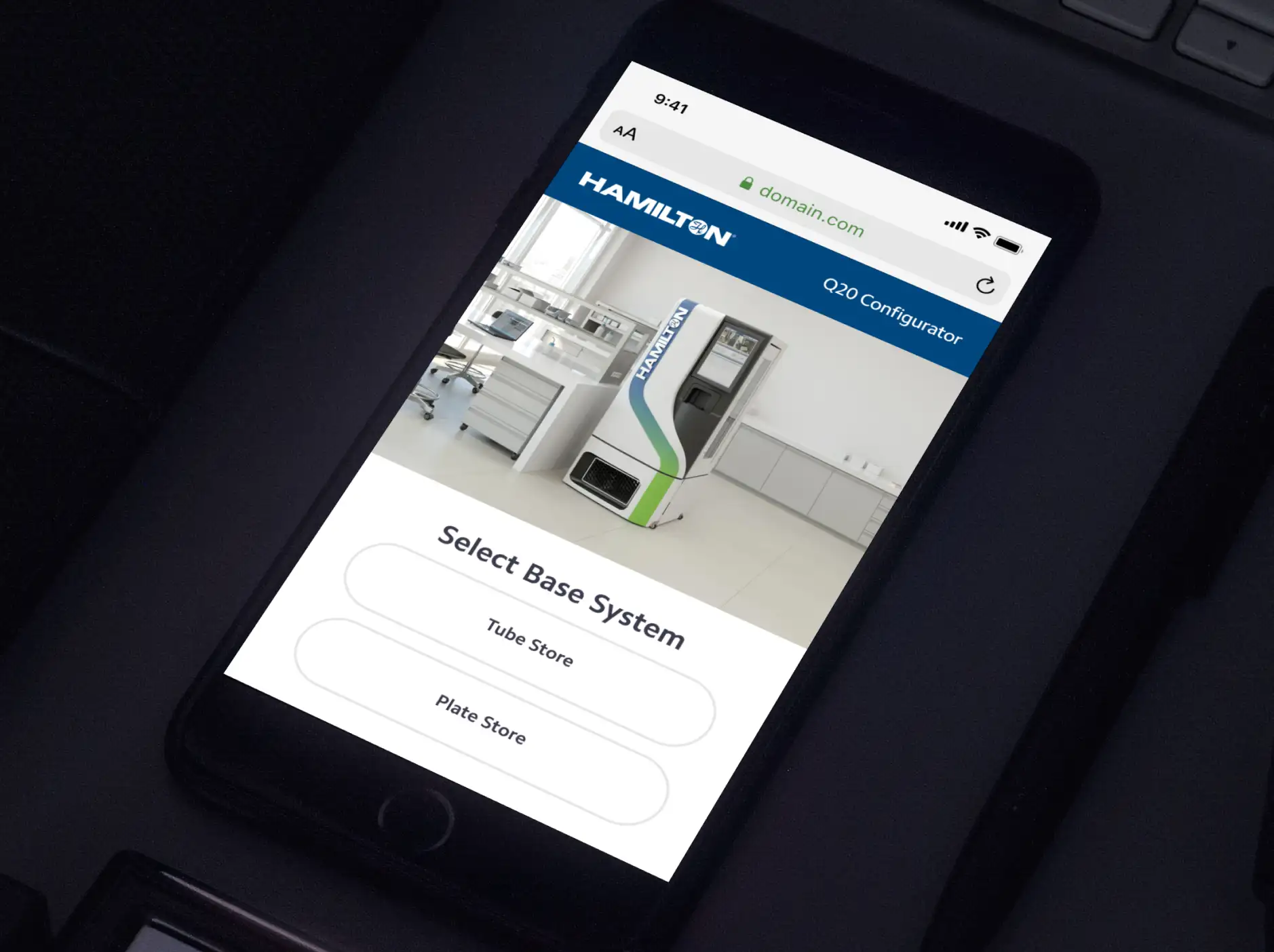 Hamilton Storage Q20 Configurator